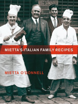 cover image of Mietta's Italian Family Recipes